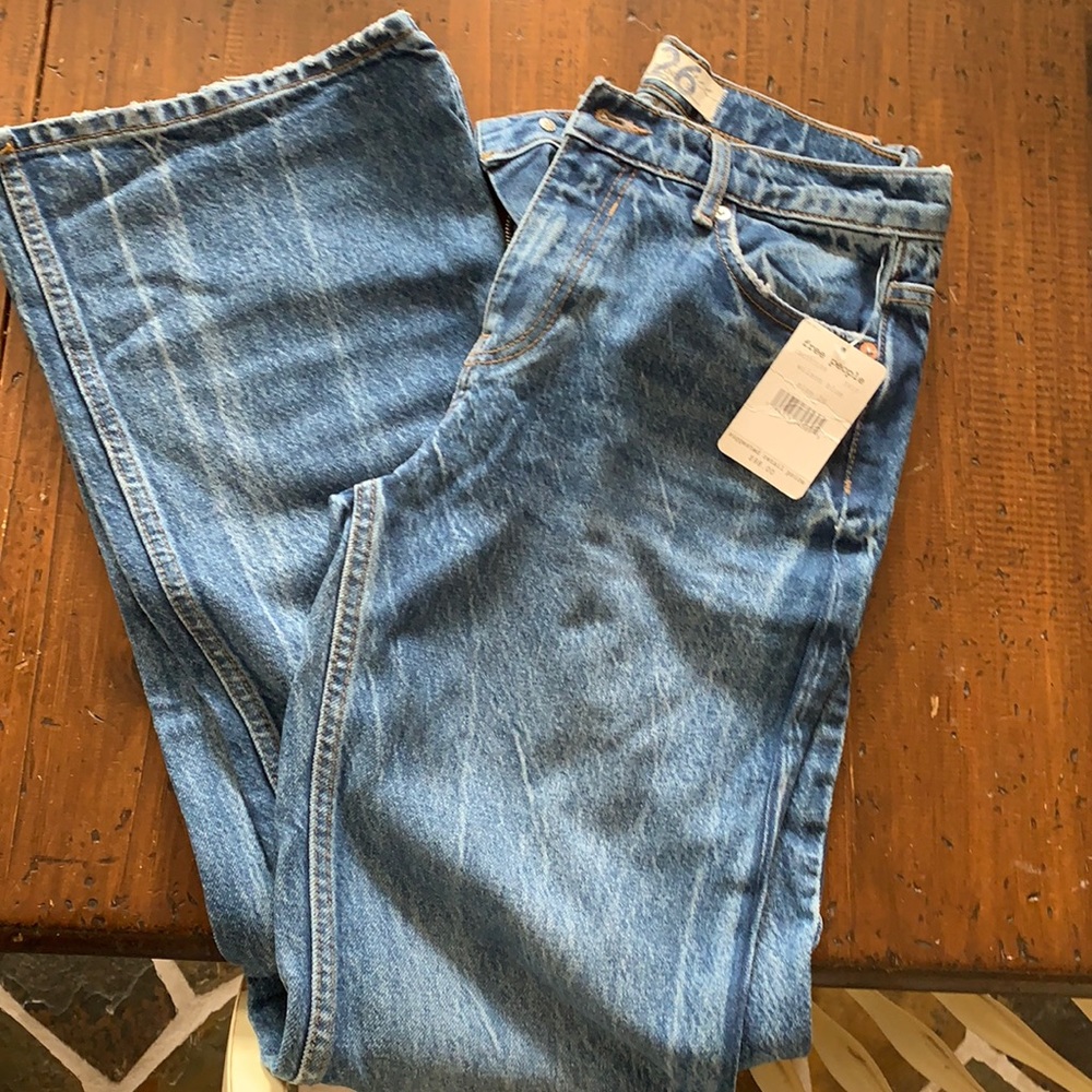 Free people wide leg jean